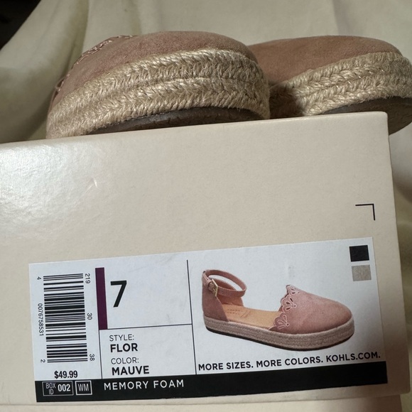 LC Lauren Conrad women’s flor espadrilles sandals - Picture 2 of 8